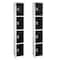 Adiroffice 12 in W, 12 in D, 72 in H, Steel ADI629-204-BLK-2 - alternate 1